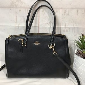 Coach Large Christie Carryall/Crossbody in Black